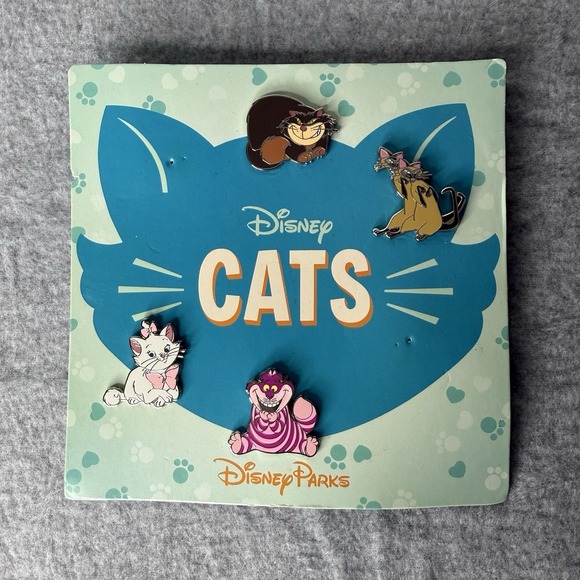 Disney Parks Cats Trading Pins Lucifer Siamese Si Am Marie Aristocrats Cheshire - Picture 1 of 5